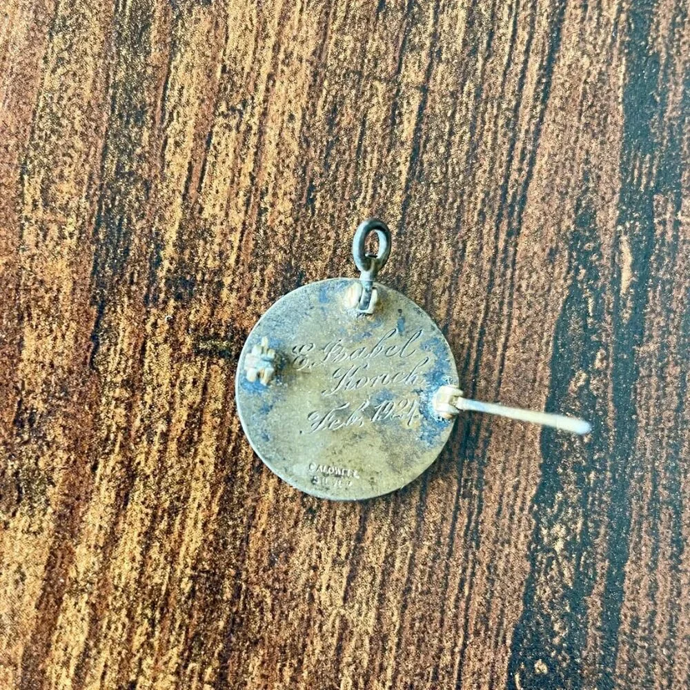 Vintage Pin Lot Ursinus College Red Cross DAR Enamel Pins - Picture 10 of 10